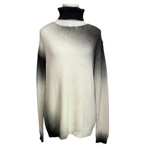 NWT WISPR THE SABINA SILK BLEND SHADOW ROLL NECK SWEATER - M